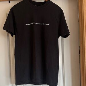 Empowering Black Tee with Positive Message